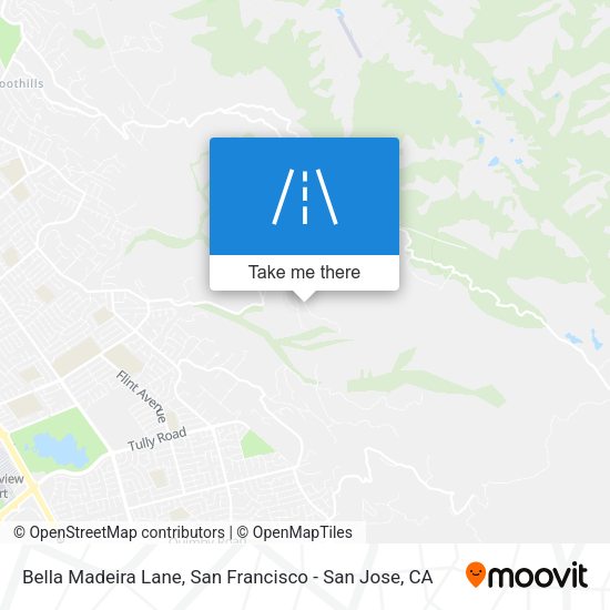 Bella Madeira Lane map