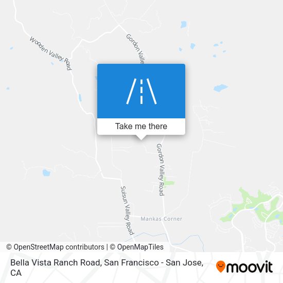 Mapa de Bella Vista Ranch Road
