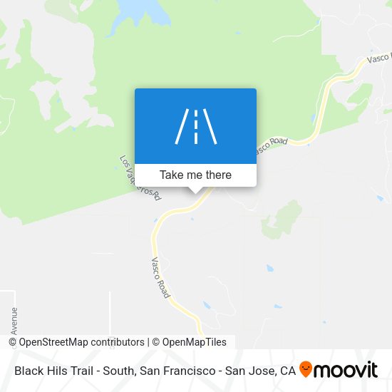 Mapa de Black Hils Trail - South