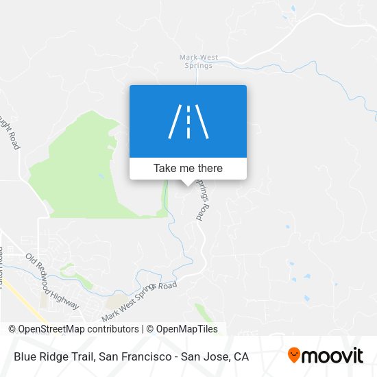 Mapa de Blue Ridge Trail