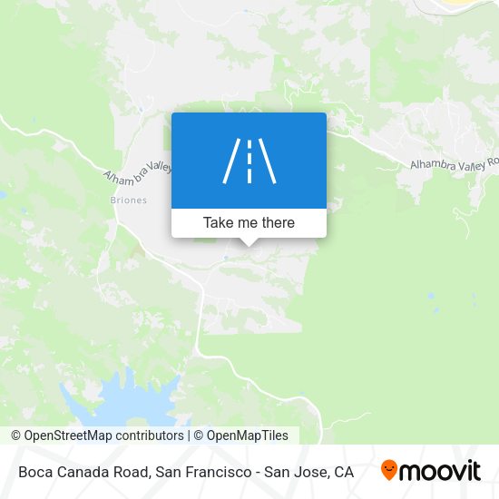 Boca Canada Road map
