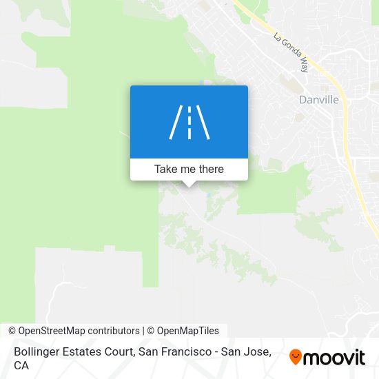 Bollinger Estates Court map