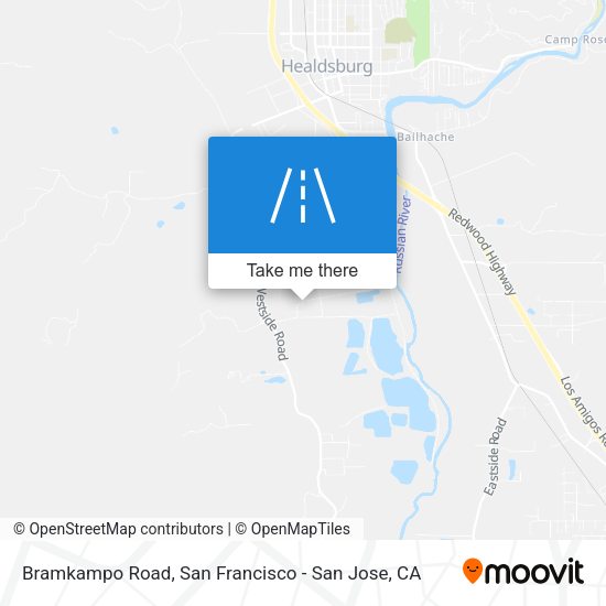 Mapa de Bramkampo Road