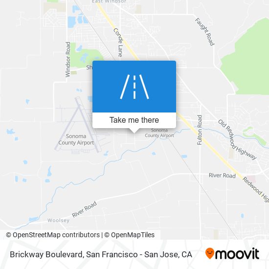Brickway Boulevard map