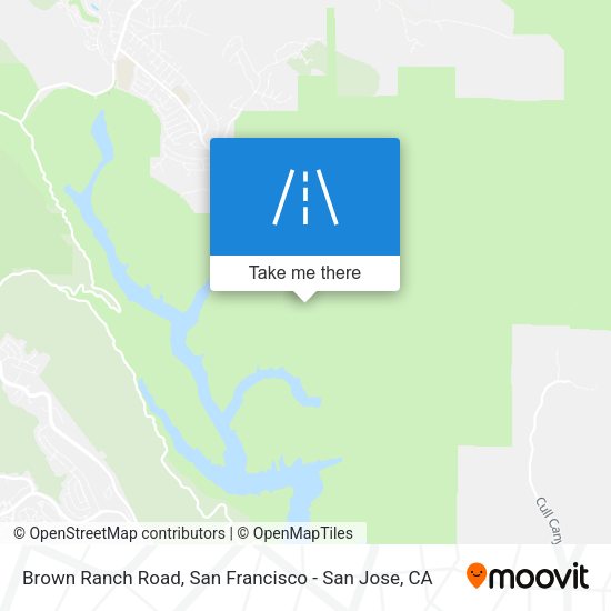 Mapa de Brown Ranch Road