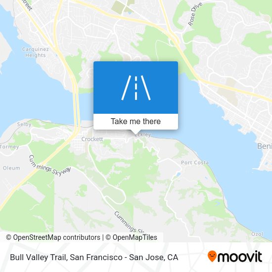 Bull Valley Trail map