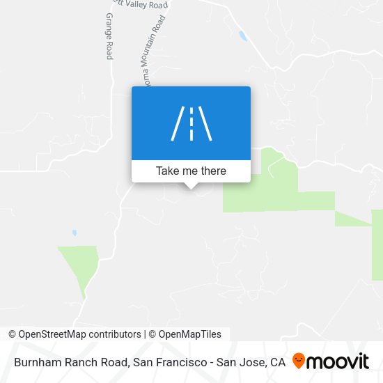 Mapa de Burnham Ranch Road