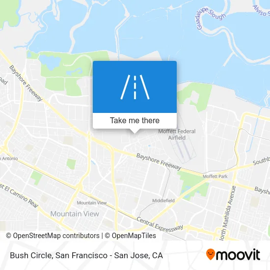 Bush Circle map
