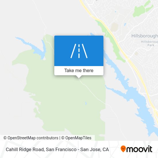 Mapa de Cahill Ridge Road