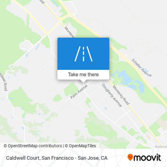 Caldwell Court map