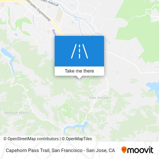 Capehorn Pass Trail map
