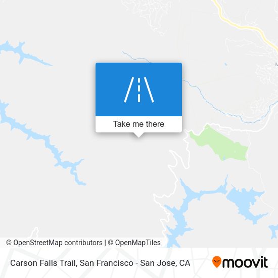 Carson Falls Trail map