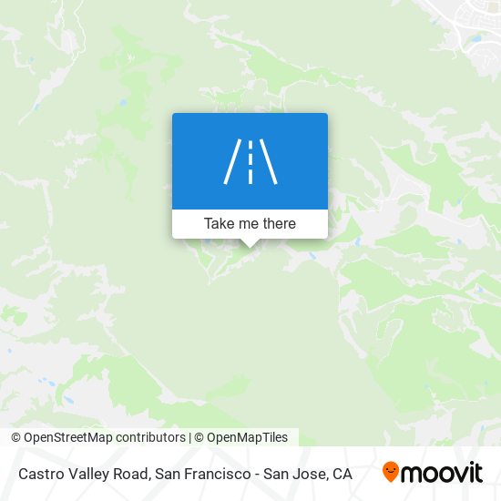 Mapa de Castro Valley Road