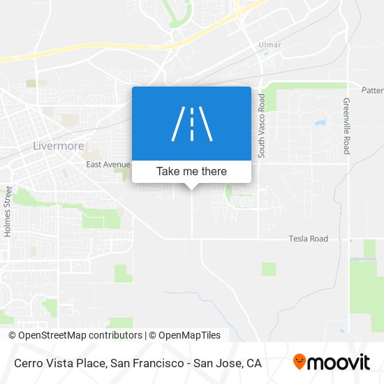 Cerro Vista Place map