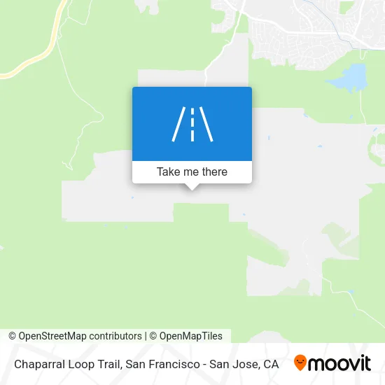 Chaparral Loop Trail map