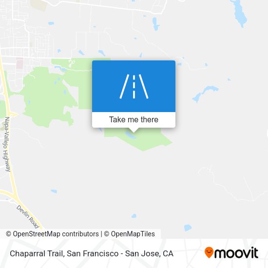 Mapa de Chaparral Trail