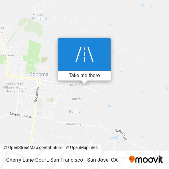 Mapa de Cherry Lane Court