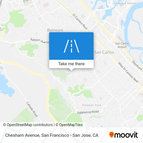 Mapa de Chesham Avenue