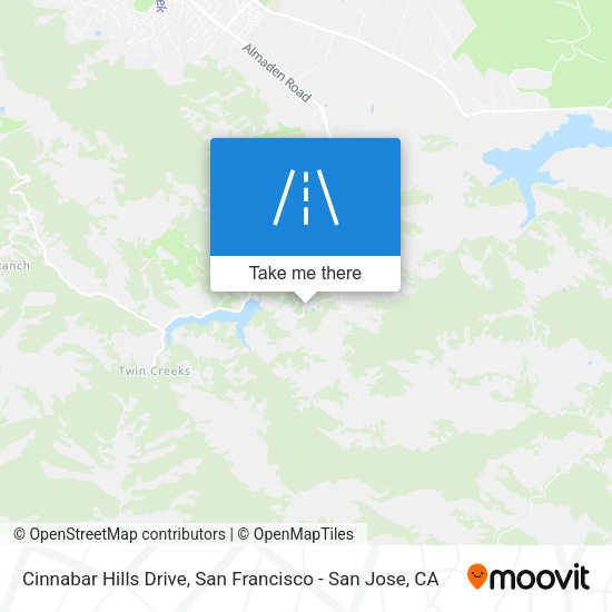 Cinnabar Hills Drive map