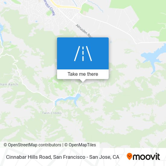 Mapa de Cinnabar Hills Road