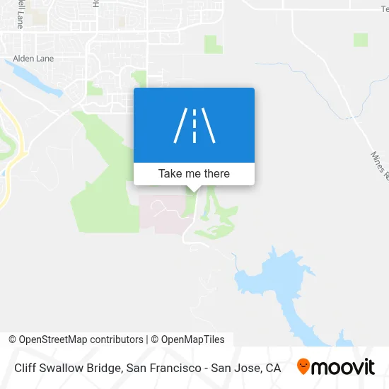 Cliff Swallow Bridge map