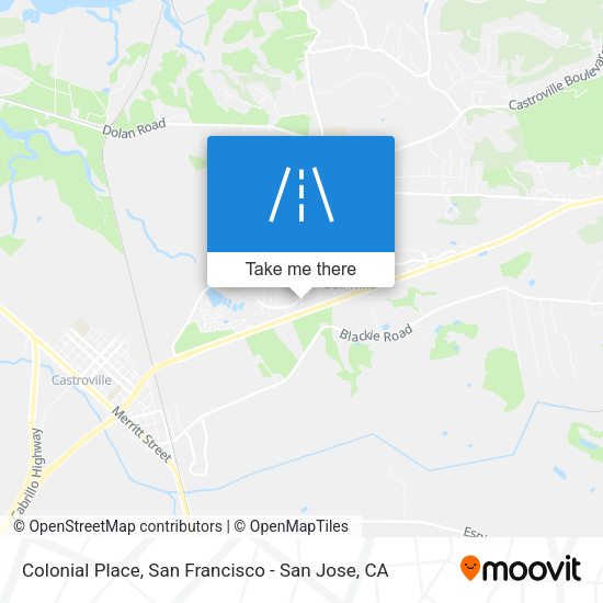 Mapa de Colonial Place