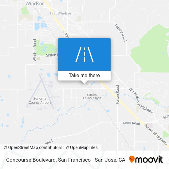Concourse Boulevard map