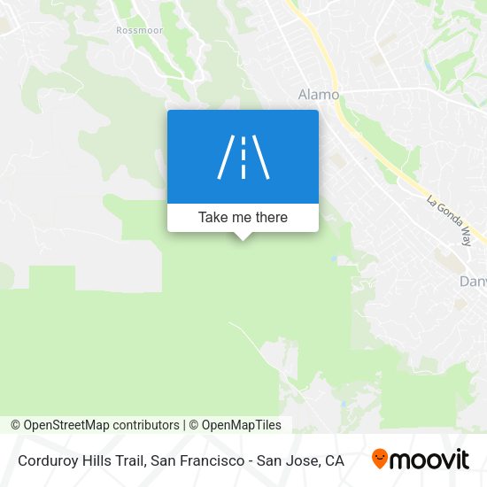 Corduroy Hills Trail map