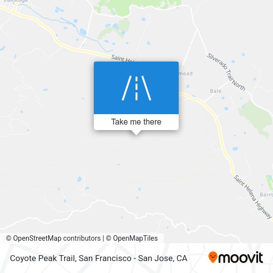 Coyote Peak Trail map