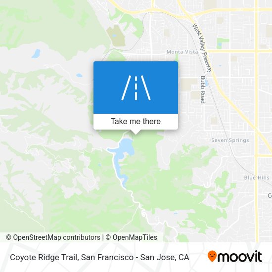 Coyote Ridge Trail map