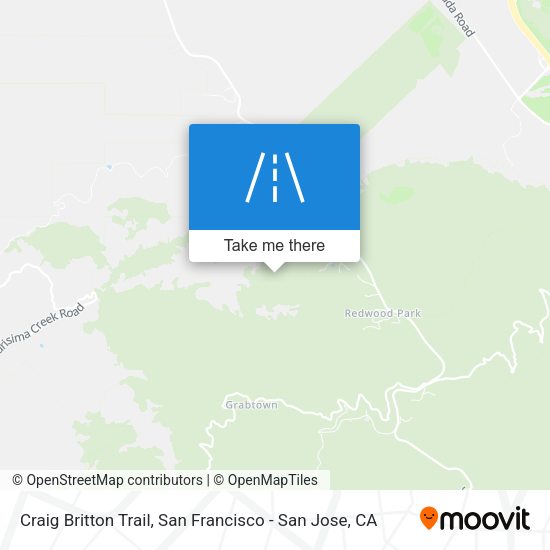 Craig Britton Trail map
