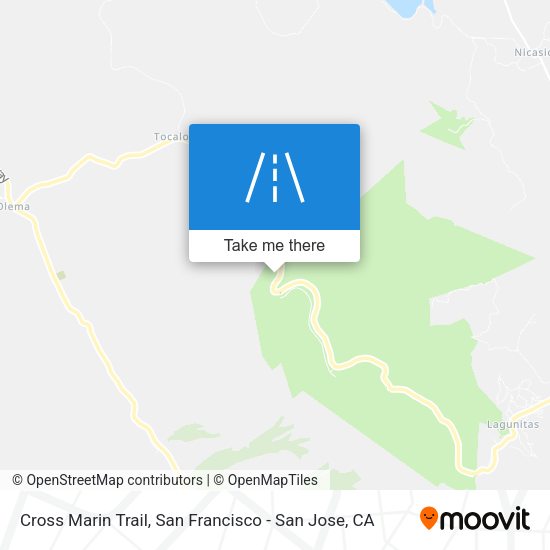 Cross Marin Trail map