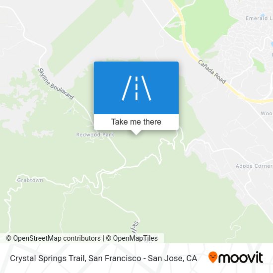Crystal Springs Trail map