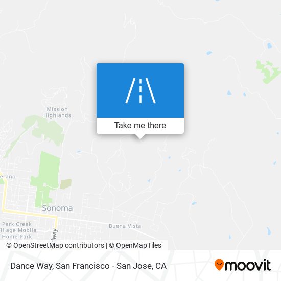 Dance Way map