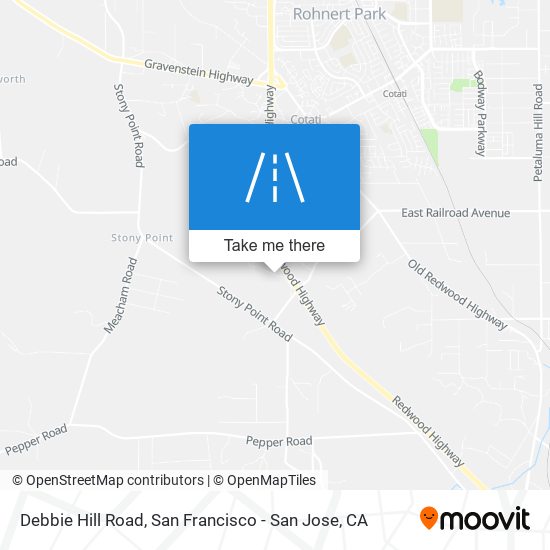 Mapa de Debbie Hill Road