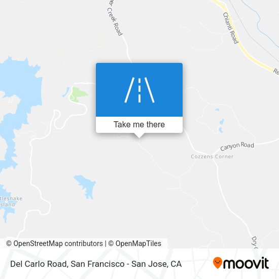 Mapa de Del Carlo Road