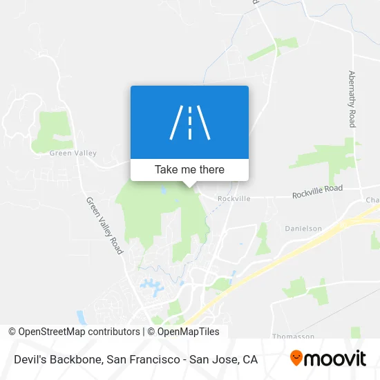 Devil's Backbone map