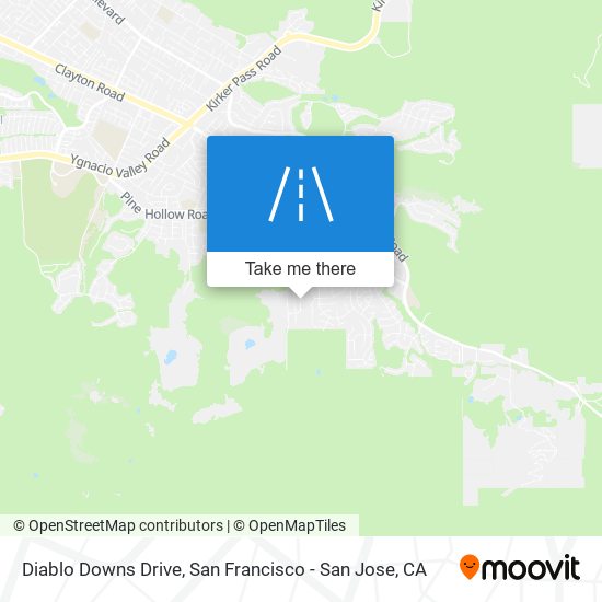 Diablo Downs Drive map