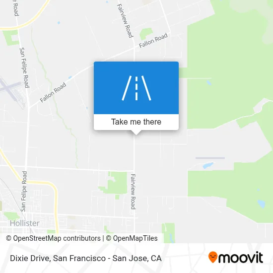 Dixie Drive map