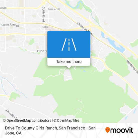 Mapa de Drive To County Girls Ranch