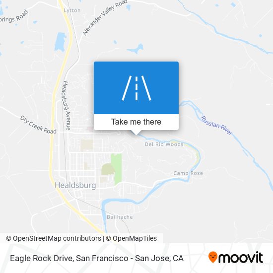 Eagle Rock Drive map