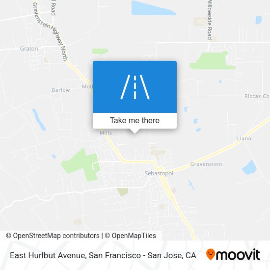 Mapa de East Hurlbut Avenue