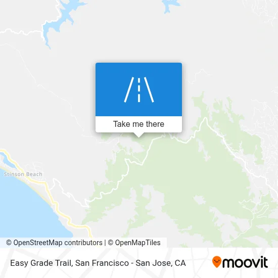 Easy Grade Trail map