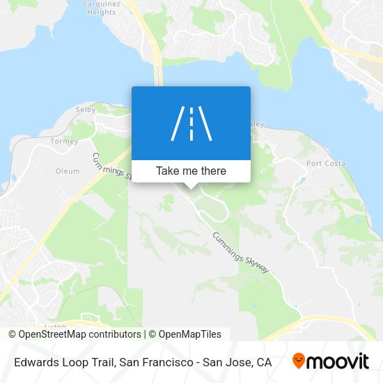 Mapa de Edwards Loop Trail