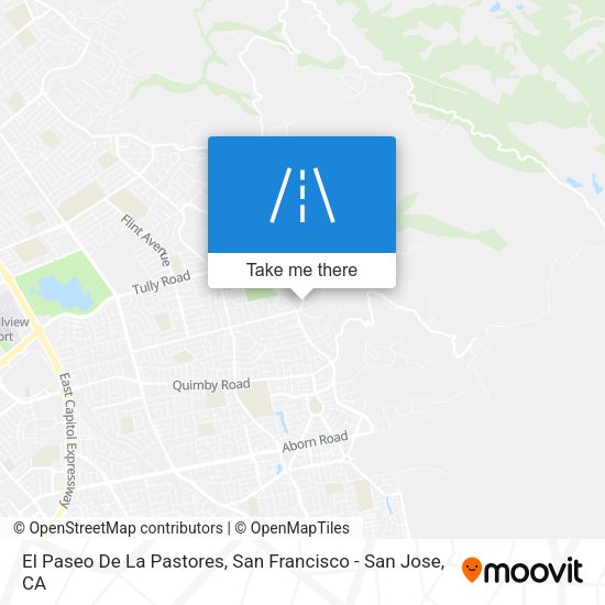 El Paseo De La Pastores map