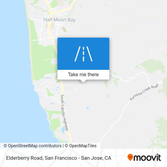 Mapa de Elderberry Road