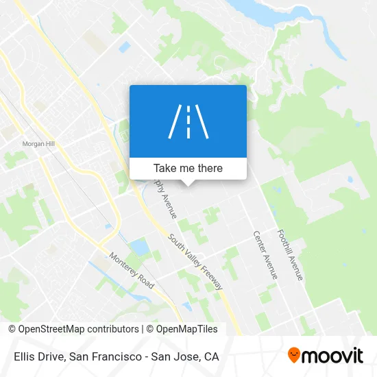 Ellis Drive map