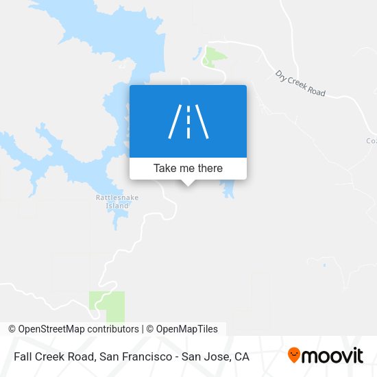 Mapa de Fall Creek Road