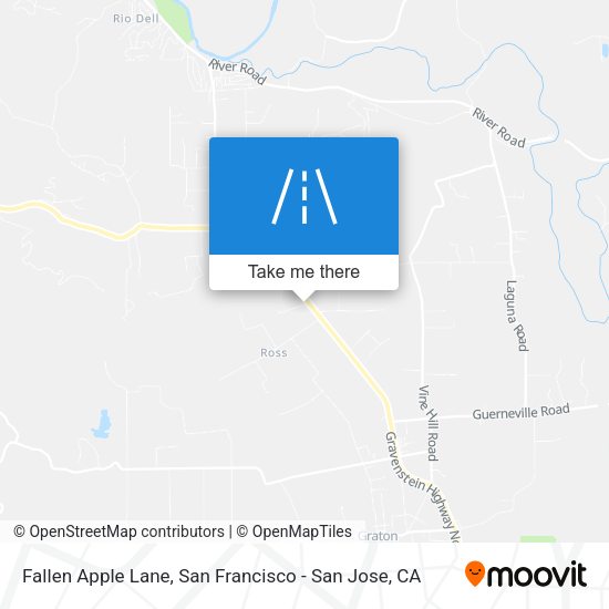 Fallen Apple Lane map