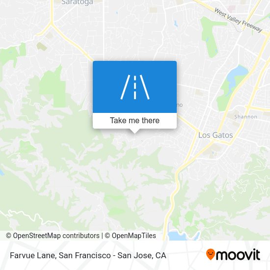 Mapa de Farvue Lane